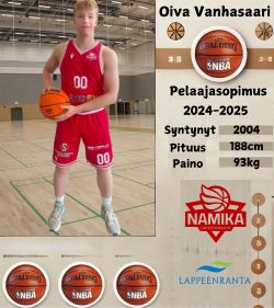 Oiva Vanhasaari solminut sopimuksen Lappeenrannan Namikan kanssa