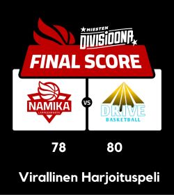 Drive Basket ratkaisi voiton summerin soidessa