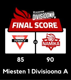 Lappeenrannan Namika Voitti Helsingin Namikan lukemin 90-85 Vieraissa